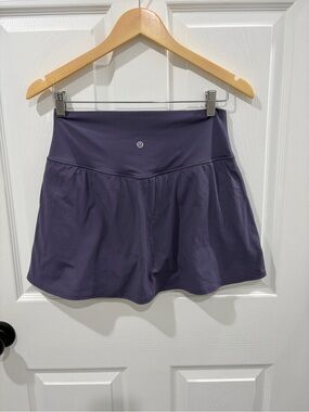 lululemon athletica purple athletic skort with high waistband